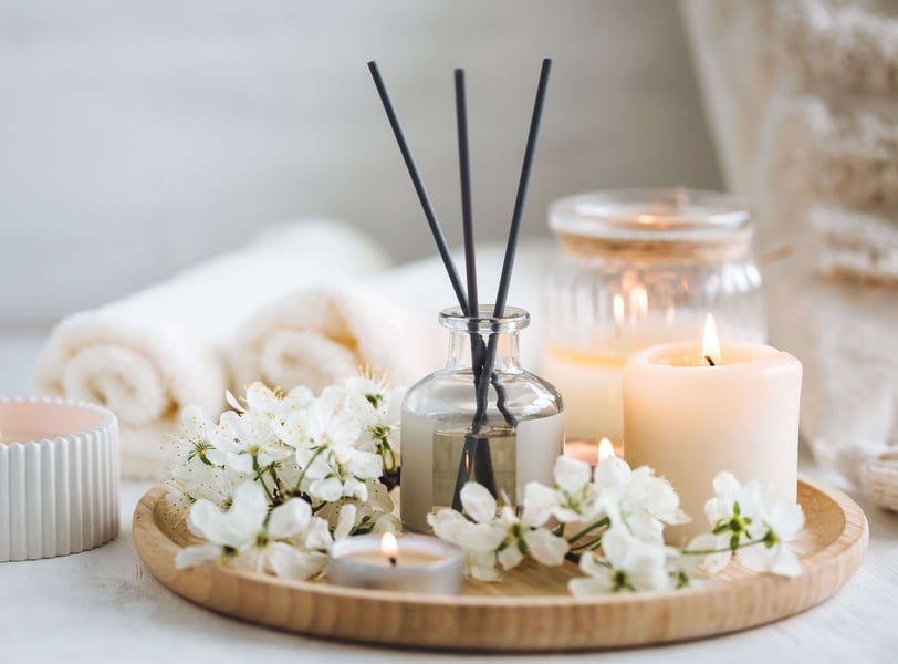 summer hydrangea table decor