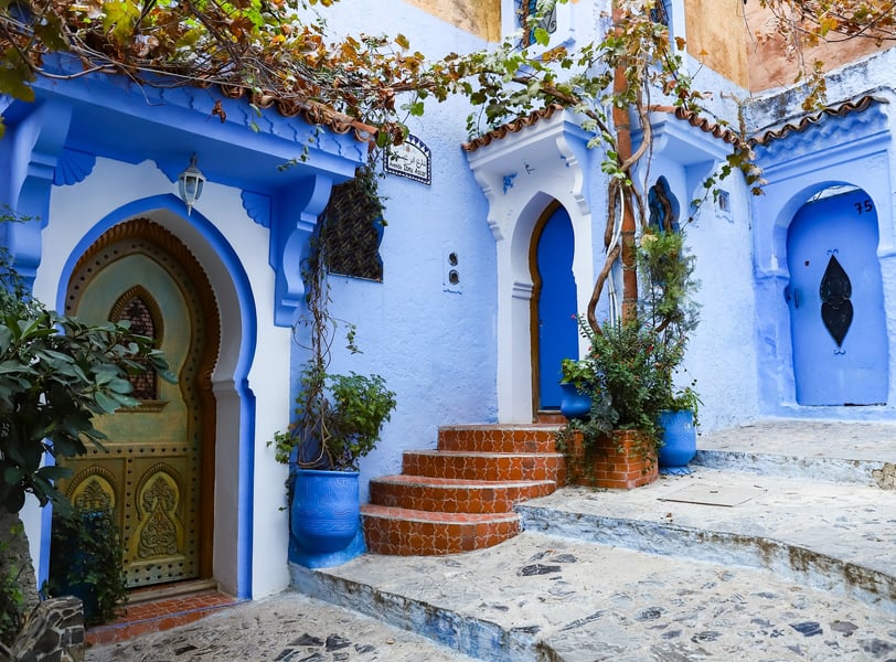 Street of Chefchaouen, Morocco