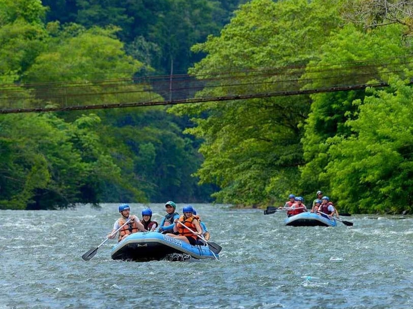 Kiulu white-water rafting adventure