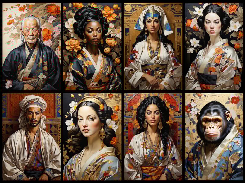 The kimono by Walid Ghali@2023© | 8tik.com