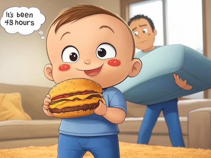 Toddler’s Missing Cheeseburger Becomes Viral Gold