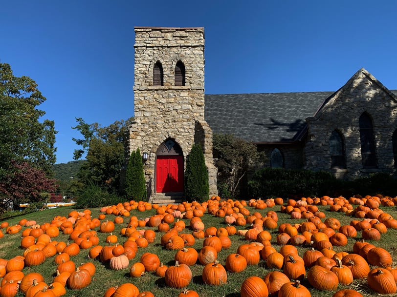 Pumpkin Patch at Grace Episcopal Church, Autumn 2022