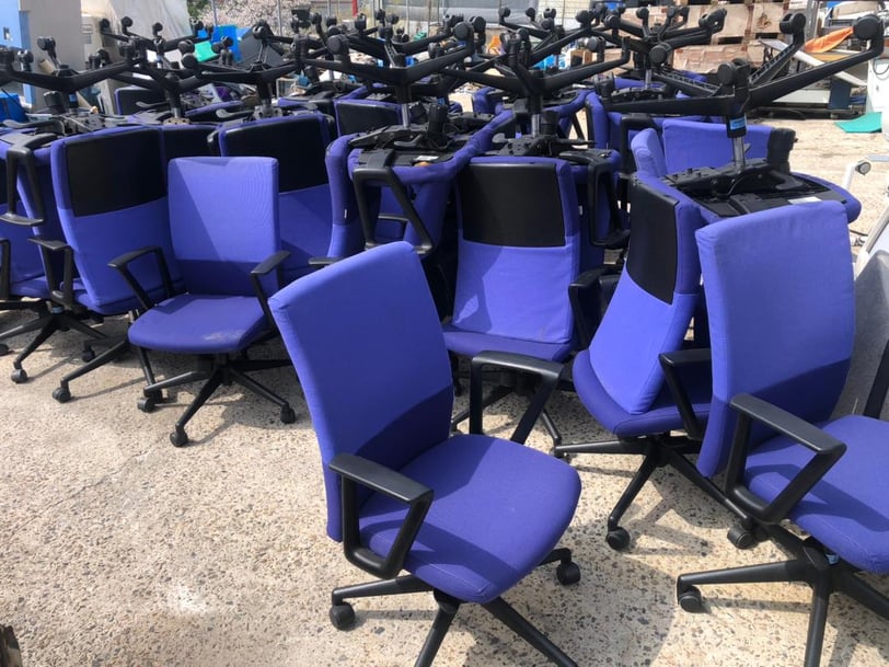 Various chairs exported from Korea to Afghanistan by MAJ TRADING CO LTD