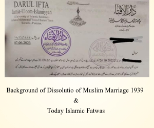 Dissolution of Muslim Marriage