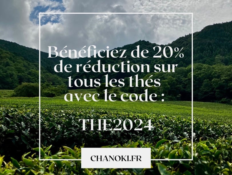 Réduction de 20% sur les thés japonais