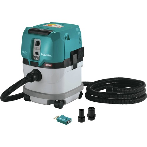 Makita 40V Max XGT Brushless Cordless HEPA Filter AWS Dry Dust Extractor