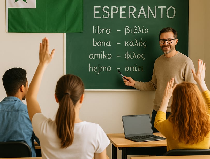 a man standing in front of a chalkboard with a chalkboard