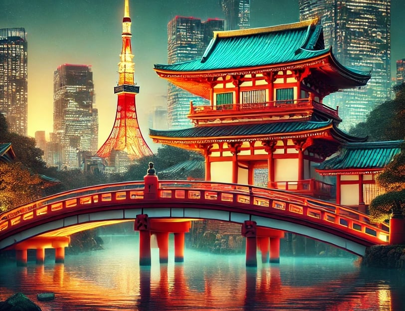 Japan modern and traditional