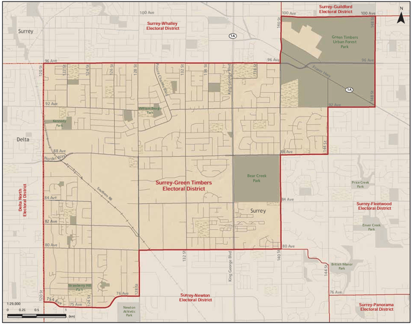 Surrey - Green Timbers Electoral District