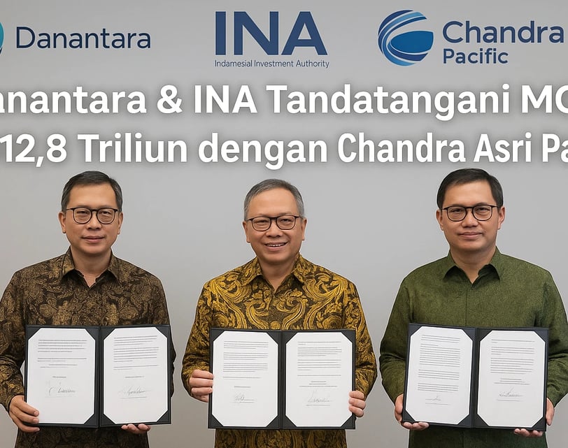 Danantara & INA Tandatangani MOU Rp12,8 Triliun dengan Chandra Asri Pacific | NuntiaNews