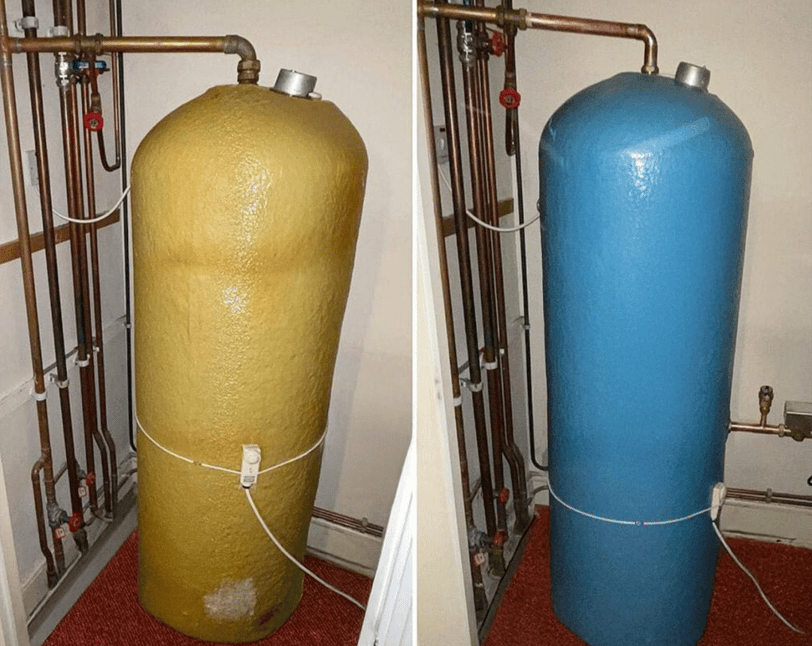 Plumber near Redruth Cornwall hot water cylinder