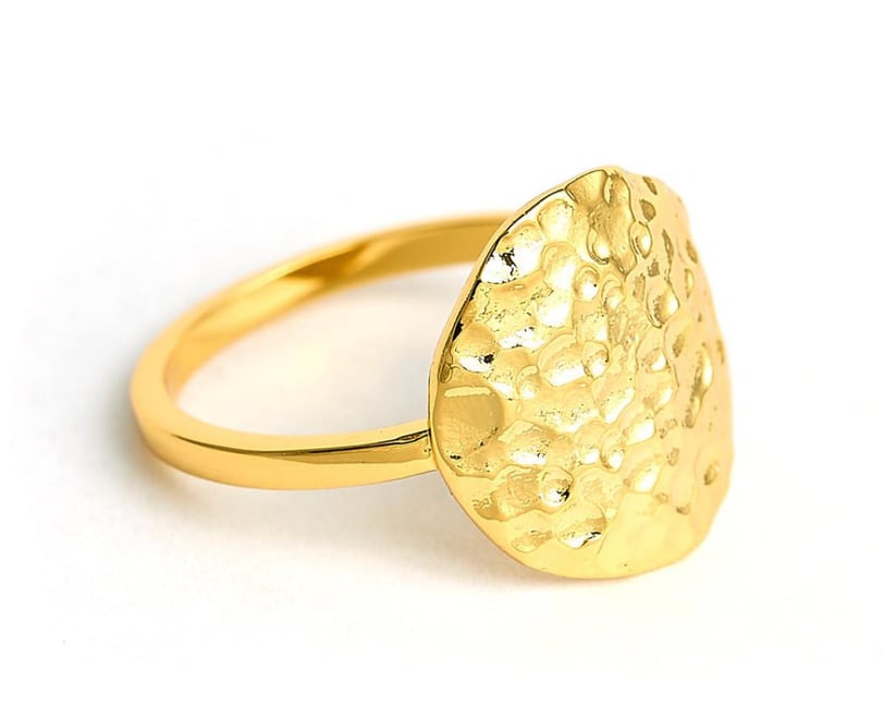 Rose gold stacking rings set for women