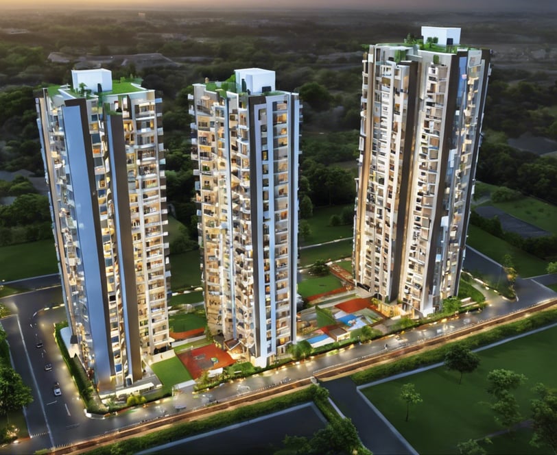cityscape, showcasing the beautiful surroundings where your dream home will be built.