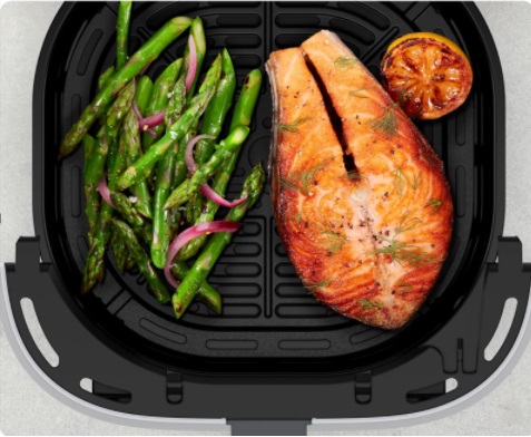 Chefman 3.75L Compact Air Fryer with easy-view window and nonstick basket for quick and crispy meals.