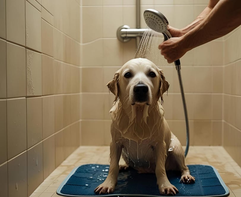 Como dar banho em cachorro idoso com segurança
