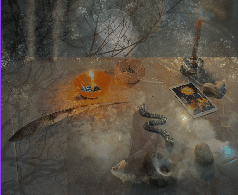 a shadow work constellation, the bone temple, in honour of black moon lilith