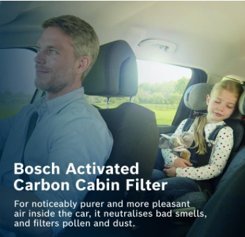 Bosch R2543 Cabin Filter for cleaner car air