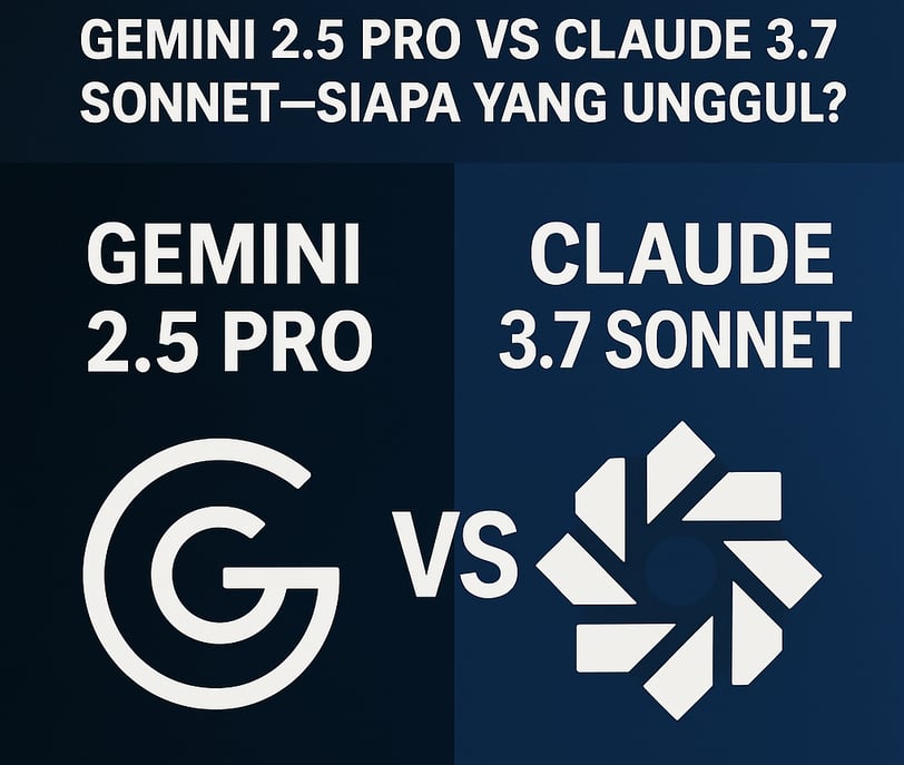 Pertarungan AI Terbaik: Gemini 2.5 Pro vs Claude 3.7 Sonnet — Siapa yang Unggul?