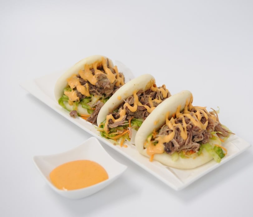 Bao buns with duck