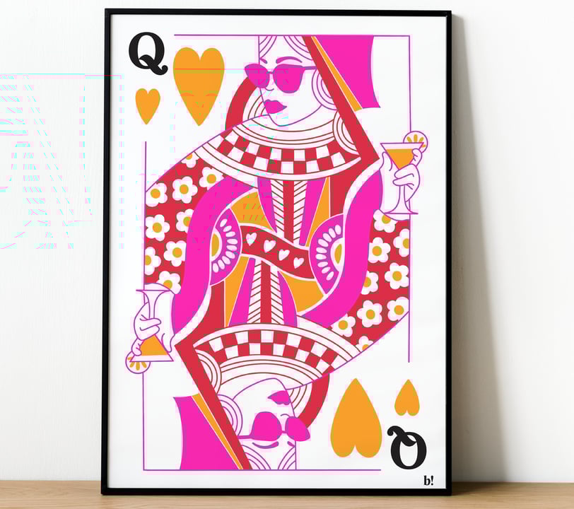 affiche la dame au spritz