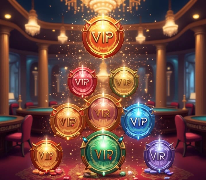 Lucky Winner VIP Levels : It uses a tiered structure, with seven levels ranging from VIP 0 to VIP 6.