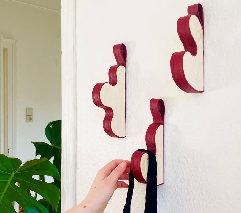 Patère conçue par Lucie Allard Design