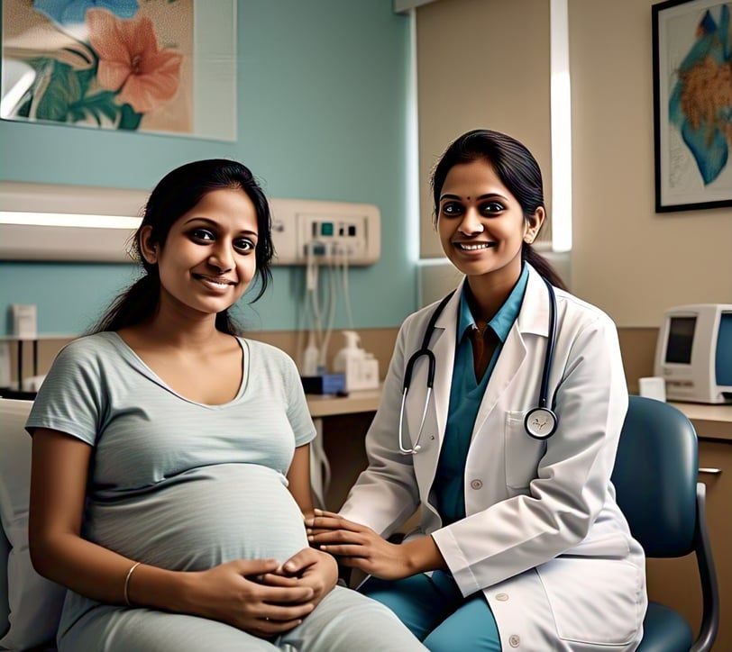 AHC Doctor with expecting mother