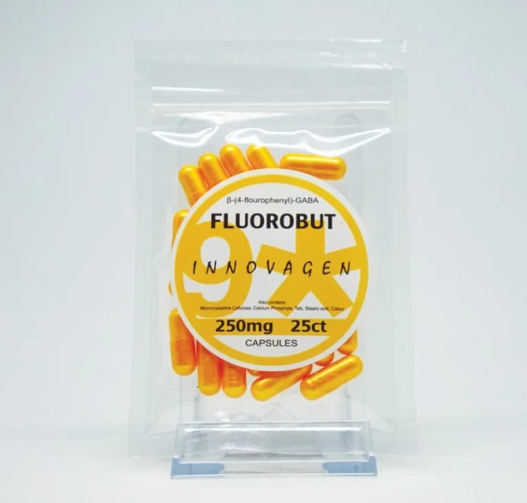 Fluorobut (Smart Drug) – 4-Fluorophenibut 150mg/50caps – Innovagen