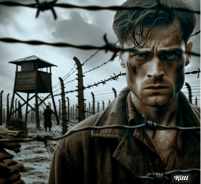 WW II Concentration. The human spirit survives.