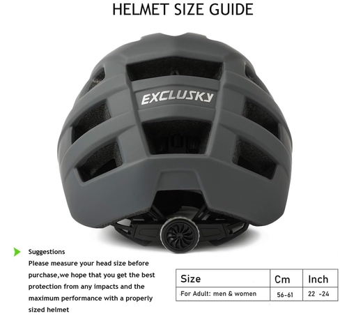 Exclusky Mountain Bike Helmet for safety and comfort