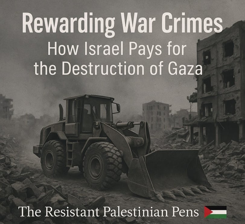 Rewarding War Crimes: How Israel Pays for the Destruction of Gaza