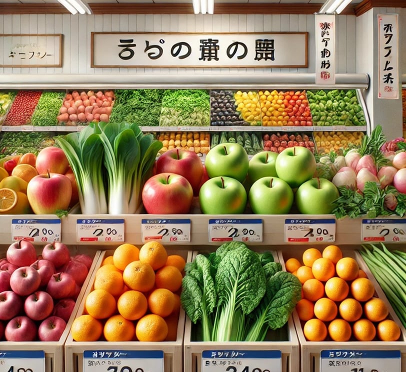 Obst Gemüse Japan