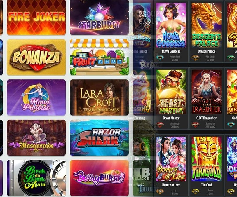 a casino game with lots of slots and a lot of slots