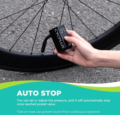 CYCLUS Tiny Bike Pump with Gauge