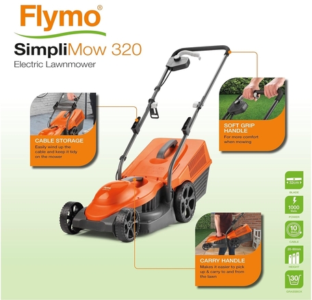 Eco-Friendly Flymo SimpliMow 320 Mower
