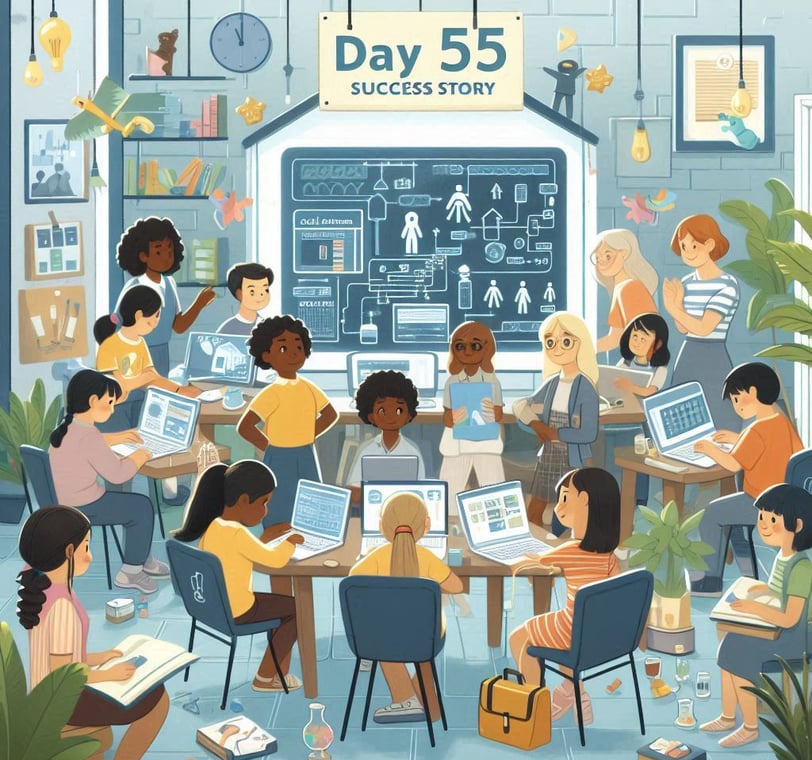 Day 55: Success Story — Children Building a Community Through Coding