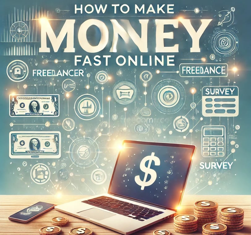 How to make money fast online 