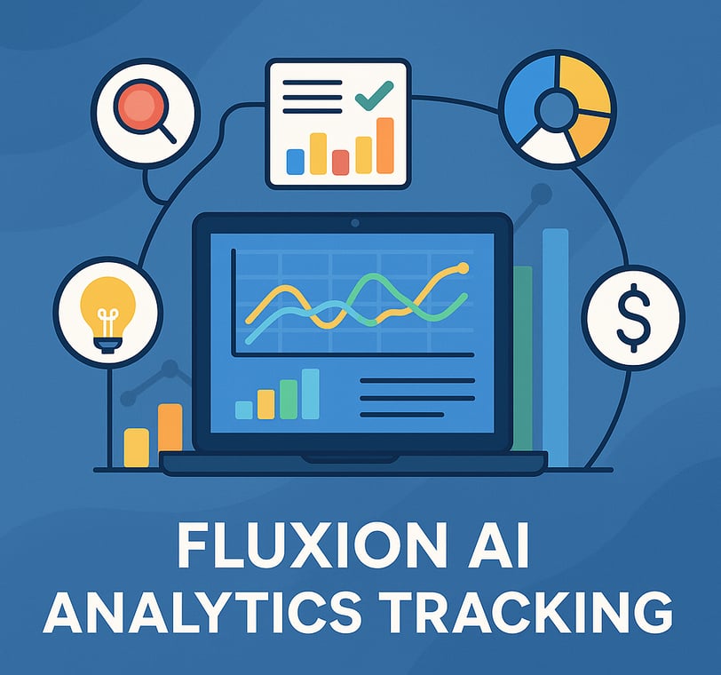 Fluxion AI Analytics Tracking – AI-powered dashboard for actionable insights, growth predictions, and real-time marketing dat
