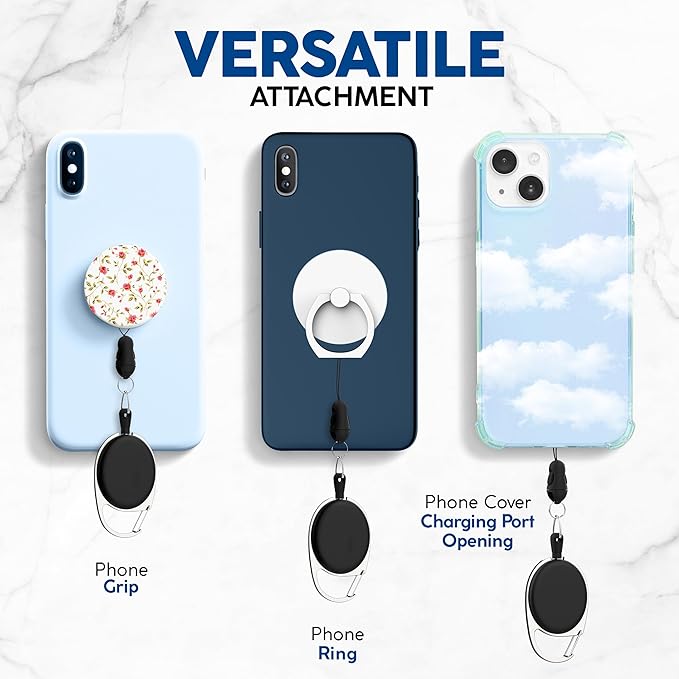 a variety of phone cases with a variety of accessories