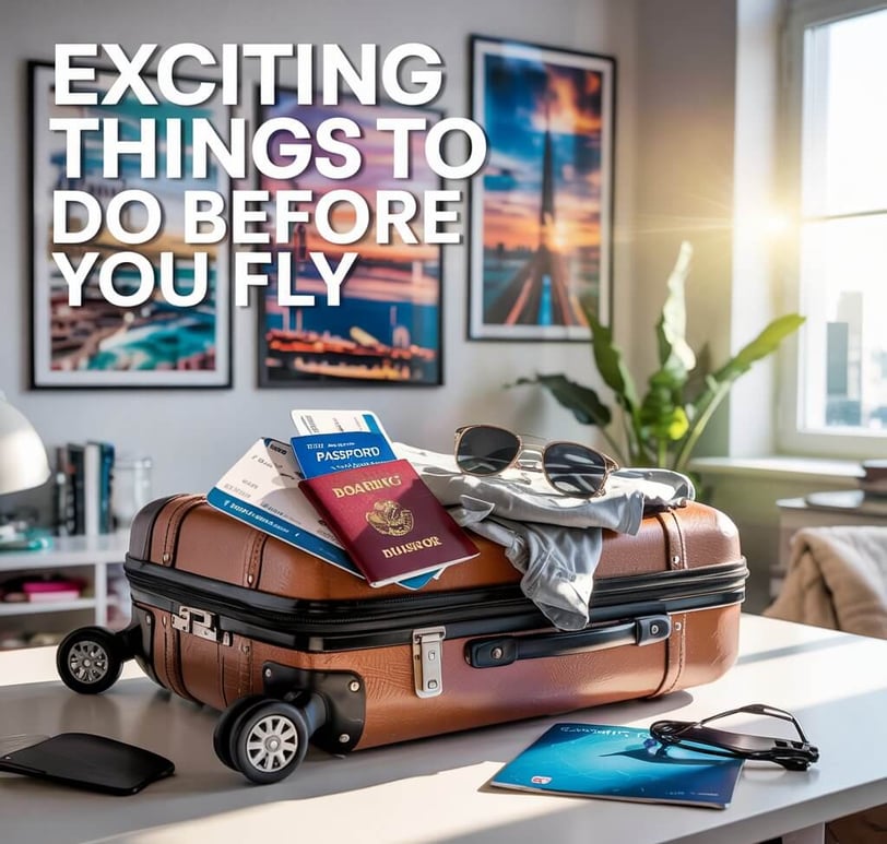 exciting things to do before fly