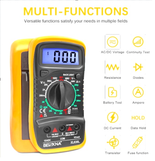 Beizkna Digital Multimeter for electrical testing