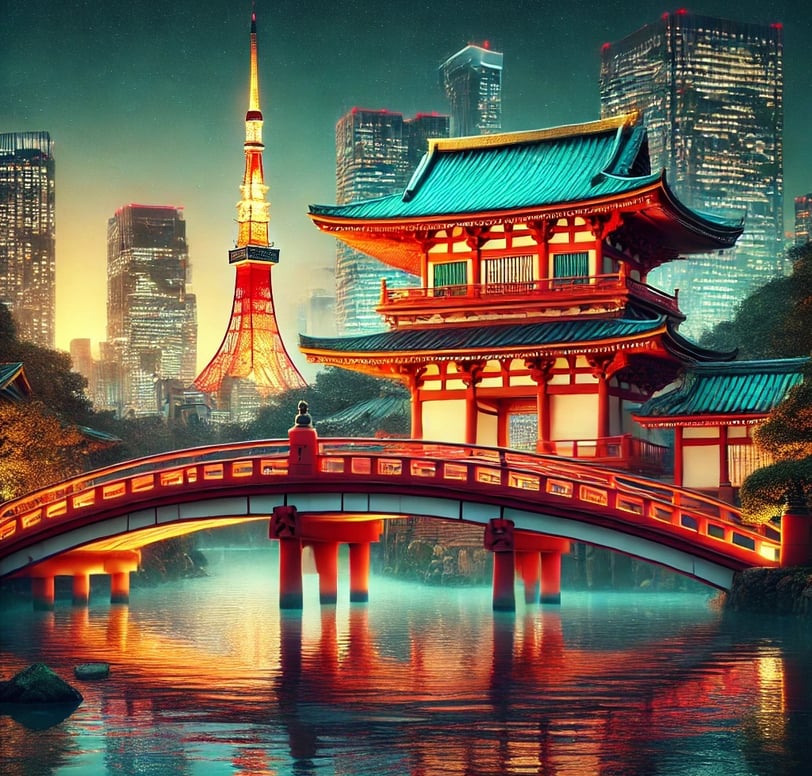 Japan modern and traditional