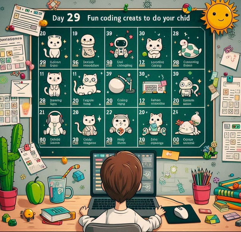 Day 29: Fun Coding Challenges to Do with Your Child in 30 Minutes
