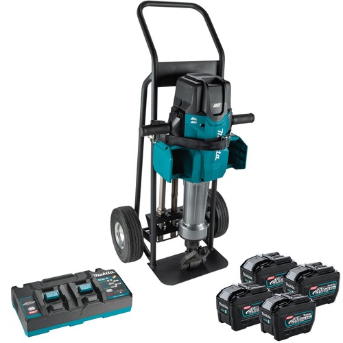 Makita 80V MAX XGT Brushless Cordless AWS Capable AVT Breaker Hammer Kit