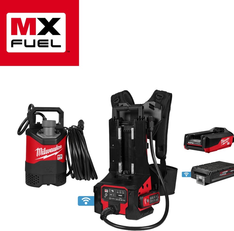 Milwaukee MXF211-1XC MX FUEL 1HP 2" Submersible Pump Kit