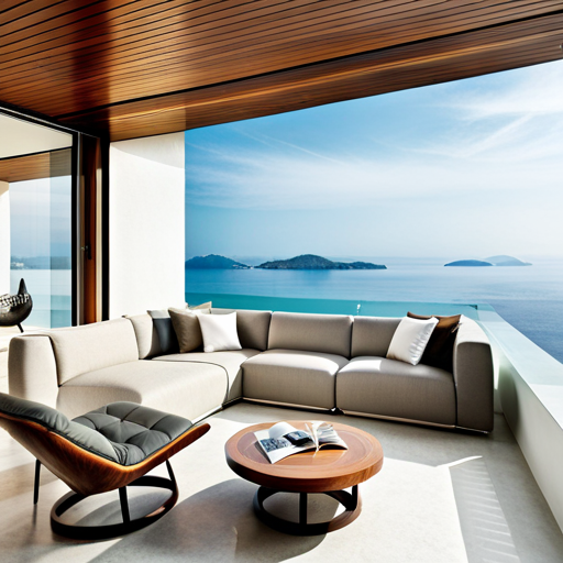 a couch with a chair and a table with a coffee table