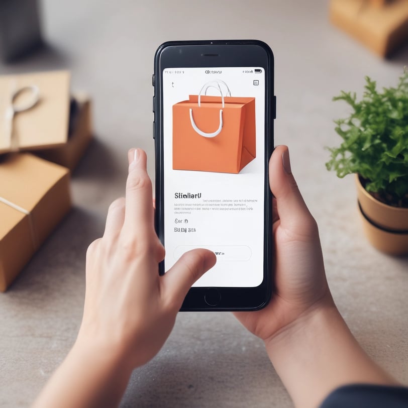 shallow focus photography of woman holding shopping bags during day