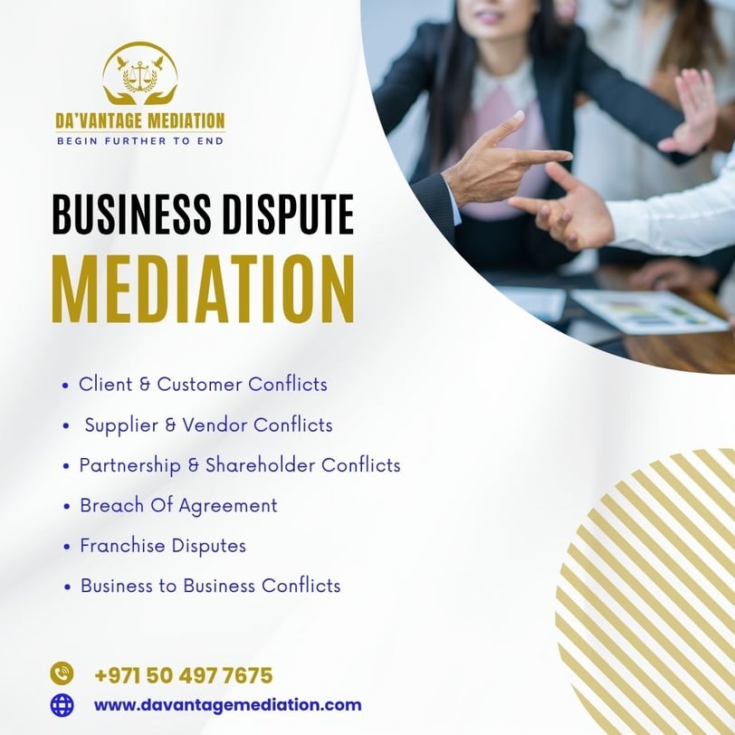 Navigating Conflicts: How Business Dispute Mediation with Da’vantage Mediation Sets the Standard