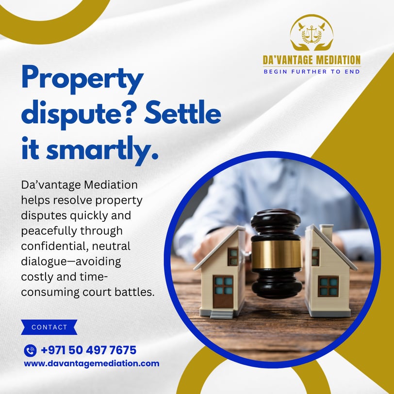 Resolving Property Disputes Peacefully: The Role of Mediation