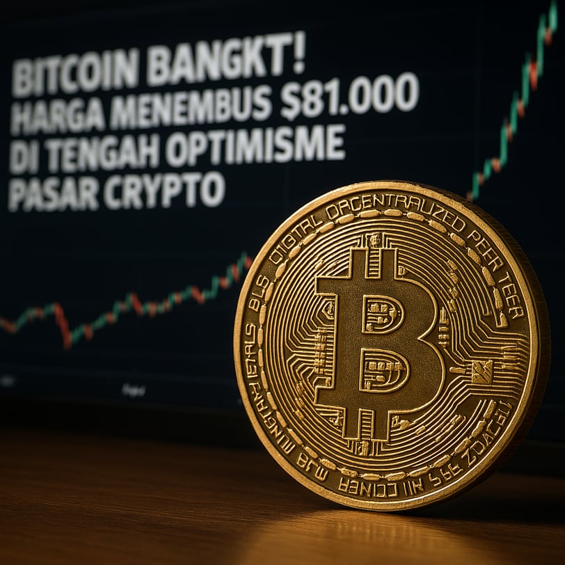 Bitcoin Bangkit! Harga Menembus $81.000 di Tengah Optimisme Pasar Crypto